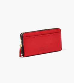 Marc Jacobs The Leather Continental Wallet TRUE RED -Fashion Store MJI S131L01RE22 617 F8F8F8 1 1 ALT2