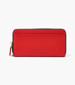 Marc Jacobs The Leather Continental Wallet TRUE RED -Fashion Store MJI S131L01RE22 617 F8F8F8 1 1 ALT3