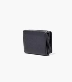 Marc Jacobs The Leather Medium Trifold Wallet BLACK -Fashion Store MJI S132L01RE22 001 F8F8F8 1 1 ALT1