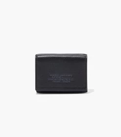 Marc Jacobs The Leather Medium Trifold Wallet BLACK -Fashion Store MJI S132L01RE22 001 F8F8F8 1 1 MAIN 2