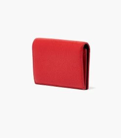 Marc Jacobs The Leather Small Bifold Wallet TRUE RED -Fashion Store MJI S133L01RE22 617 F8F8F8 1 1 ALT1