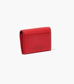 Marc Jacobs The Leather Small Bifold Wallet TRUE RED -Fashion Store MJI S133L01RE22 617 F8F8F8 1 1 ALT2