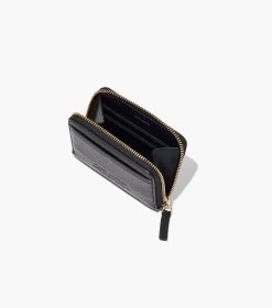 Marc Jacobs The Leather Zip Around Wallet BLACK -Fashion Store MJI S134L01RE22 001 F8F8F8 1 1 ALT3