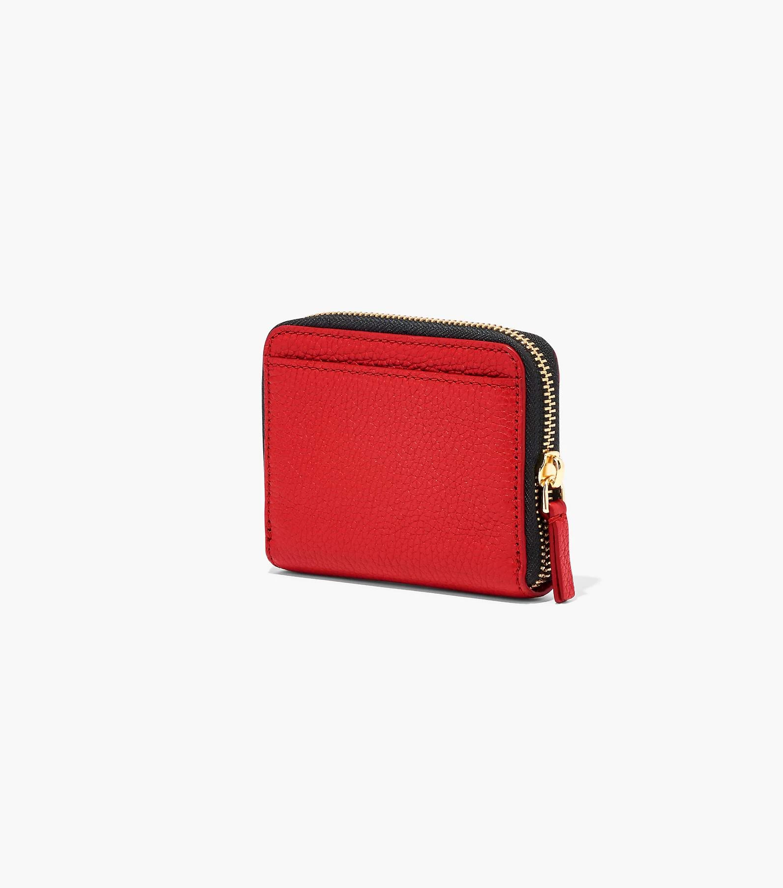 Marc Jacobs The Leather Zip Around Wallet TRUE RED 7 Marc Jacobs The Leather Zip Around Wallet TRUE RED - Image 5