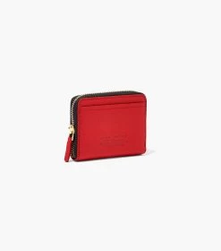 Marc Jacobs The Leather Zip Around Wallet TRUE RED -Fashion Store MJI S134L01RE22 617 F8F8F8 1 1 ALT2