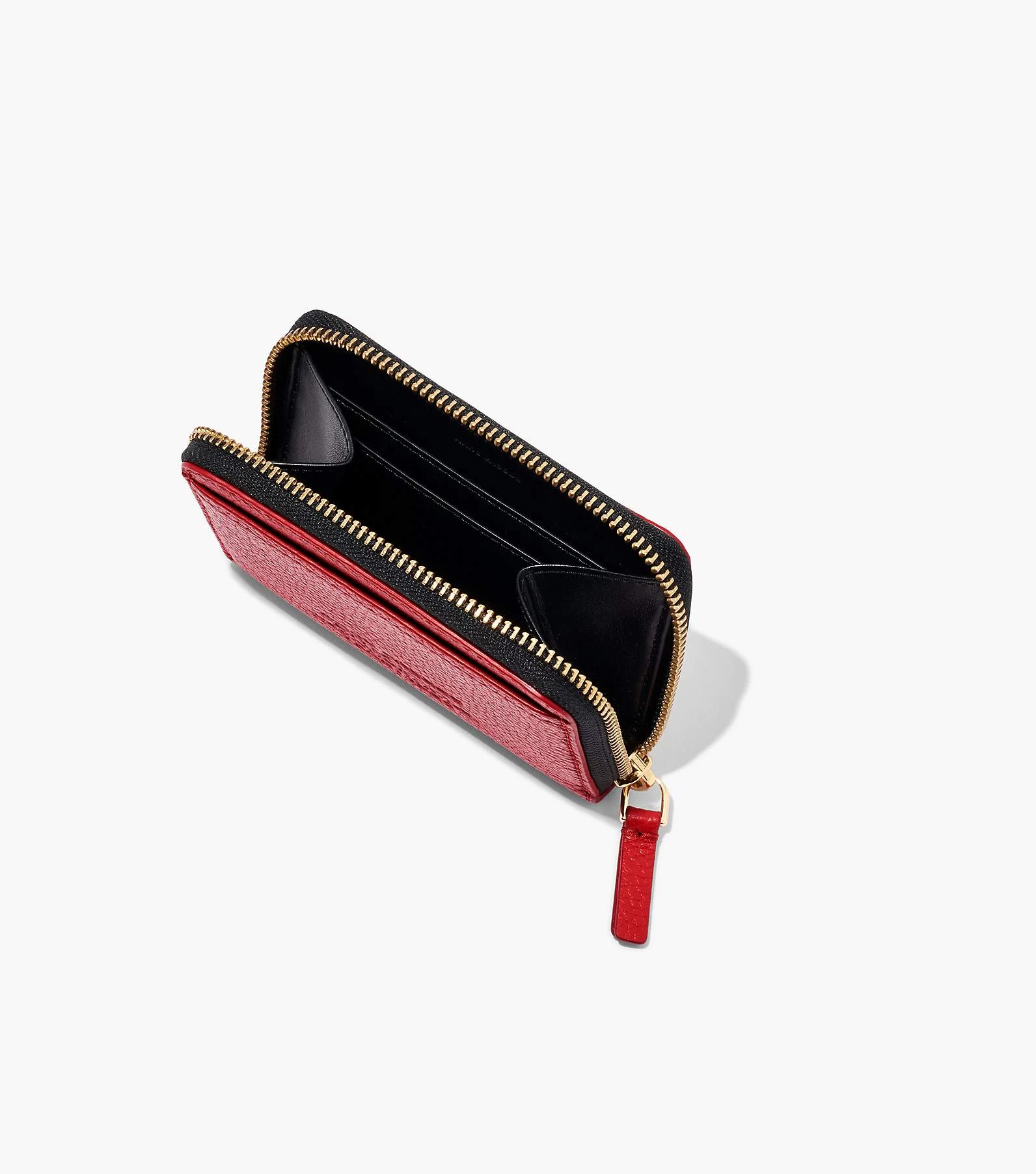 Marc Jacobs The Leather Zip Around Wallet TRUE RED 9 Marc Jacobs The Leather Zip Around Wallet TRUE RED - Image 7
