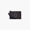 Marc Jacobs The Croc-Embossed Top Zip Multi Wallet BLACK -Fashion Store MJI S155L01SP22 001 F8F8F8 1 1 MAIN