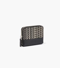 Marc Jacobs The Monogram Zip Around Wallet BEIGE MULTI -Fashion Store MJI S183M12FA22 261 F8F8F8 1 1 ALT2