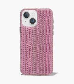 Marc Jacobs The Monogram IPhone Case 14 Plus TAUPE/PINK -Fashion Store MJI T502M03FA22 296 F8F8F8 1 1 MAIN 3
