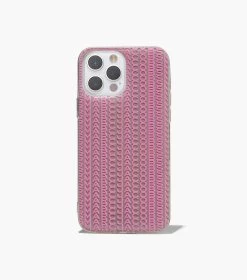 Marc Jacobs The Monogram IPhone Case 14 Pro TAUPE/PINK -Fashion Store MJI T503M03FA22 296 F8F8F8 1 1 MAIN 1