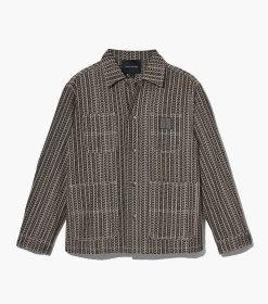 Marc Jacobs The Monogram Painters Jacket BEIGE MULTI -Fashion Store MJI V207J12SP22 261 F8F8F8 1 1 ALT1