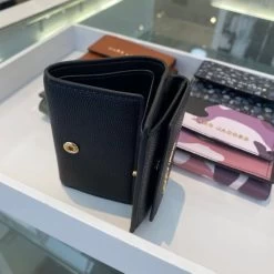 MARC JACOBS | Unisex Plain Folding Wallet Small Wallet Logo -Fashion Store org 1014