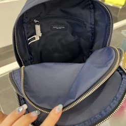 MARC JACOBS | Unisex Nylon Leather Backpacks -Fashion Store org 1080