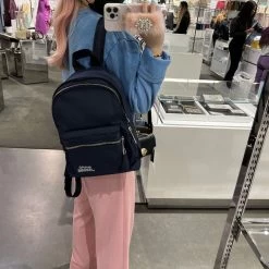 MARC JACOBS | Unisex Nylon Leather Backpacks -Fashion Store org 1082