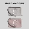 MARC JACOBS | Plain Leather Glitter Small Wallet Logo Card Cases -Fashion Store org 1147