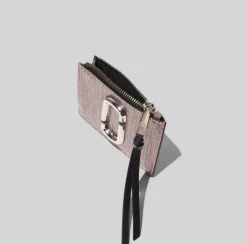 MARC JACOBS | Plain Leather Glitter Small Wallet Logo Card Cases -Fashion Store org 1151