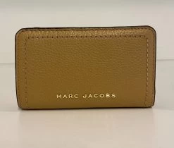 MARC JACOBS | Plain Leather Folding Wallet Long Wallet Logo -Fashion Store org 1180