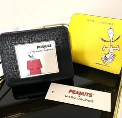 MARC JACOBS | Unisex Plain PVC Clothing Logo Folding Wallets -Fashion Store org 1303