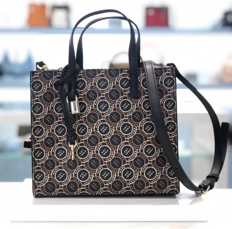 MARC JACOBS | Monogram Unisex Canvas 2WAY Leather Logo Totes 3 MARC JACOBS | Monogram Unisex Canvas 2WAY Leather Logo Totes