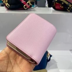 MARC JACOBS | Plain Leather Folding Wallet Logo Folding Wallets -Fashion Store org 1406