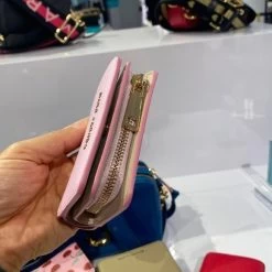 MARC JACOBS | Plain Leather Folding Wallet Logo Folding Wallets -Fashion Store org 1407