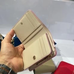 MARC JACOBS | Plain Leather Folding Wallet Logo Folding Wallets -Fashion Store org 1409