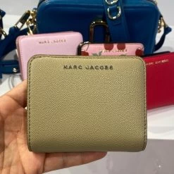 MARC JACOBS | Plain Leather Folding Wallet Logo Folding Wallets -Fashion Store org 1410