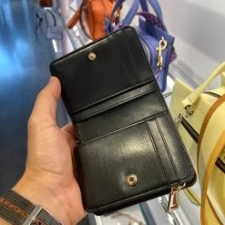 MARC JACOBS | Plain Leather Folding Wallet Logo Folding Wallets -Fashion Store org 1416