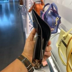 MARC JACOBS | Plain Leather Folding Wallet Logo Folding Wallets -Fashion Store org 1417