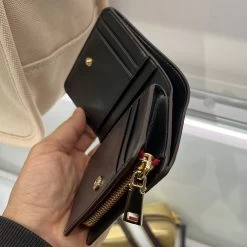 MARC JACOBS | Plain Leather Folding Wallet Logo Folding Wallets -Fashion Store org 1420