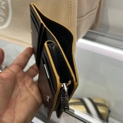 MARC JACOBS | Plain Leather Folding Wallet Logo Folding Wallets -Fashion Store org 1422