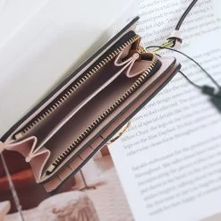 MARC JACOBS | Plain Leather Long Wallet Logo Card Holders -Fashion Store org 1528