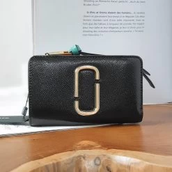 MARC JACOBS | Plain Leather Long Wallet Logo Card Holders -Fashion Store org 1537