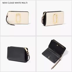 MARC JACOBS | Plain Leather Long Wallet Logo Card Holders -Fashion Store org 1540