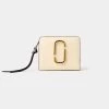 MARC JACOBS | Saffiano Bi-color Plain Folding Wallet Small Wallet Logo -Fashion Store org 1592