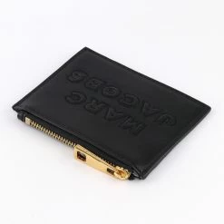 MARC JACOBS | Unisex Street Style Plain Leather Logo Card Holders -Fashion Store org 1642