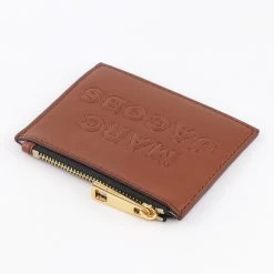 MARC JACOBS | Unisex Street Style Plain Leather Logo Card Holders -Fashion Store org 1648