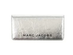 MARC JACOBS | Plain Leather Folding Wallet Logo Metallic Long Wallets