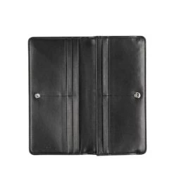 MARC JACOBS | Plain Leather Folding Wallet Logo Metallic Long Wallets -Fashion Store org 1732