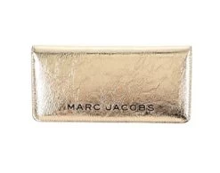 MARC JACOBS | Plain Leather Folding Wallet Logo Metallic Long Wallets -Fashion Store org 1733