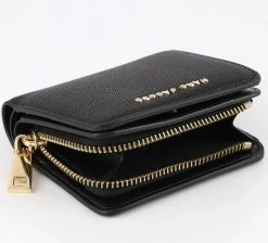 MARC JACOBS | Unisex Plain Leather Folding Wallet Long Wallet -Fashion Store org 1755