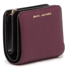 MARC JACOBS | Unisex Plain Leather Folding Wallet Long Wallet -Fashion Store org 1759