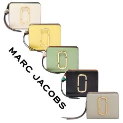 MARC JACOBS | Saffiano Plain Folding Wallet Small Wallet Logo