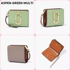 MARC JACOBS | Saffiano Plain Folding Wallet Small Wallet Logo -Fashion Store org 1862