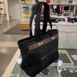 MARC JACOBS | Unisex Canvas A4 Logo Totes -Fashion Store org 230