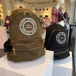 MARC JACOBS | Unisex A4 Plain Logo Backpacks -Fashion Store org 287
