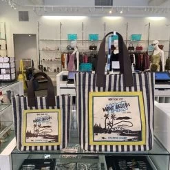 MARC JACOBS | Stripes Unisex Canvas A4 Logo Outlet Totes 17 MARC JACOBS | Stripes Unisex Canvas A4 Logo Outlet Totes -Fashion Store org 326