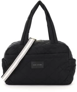 MARC JACOBS | Unisex Nylon A4 2WAY Plain Logo Boston Bags