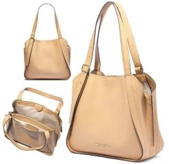 MARC JACOBS | Unisex Faux Fur A4 2WAY Plain Logo Totes