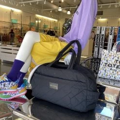 MARC JACOBS | Unisex Nylon A4 2WAY Plain Oversized Logo Outlet Boston Bags -Fashion Store org 509